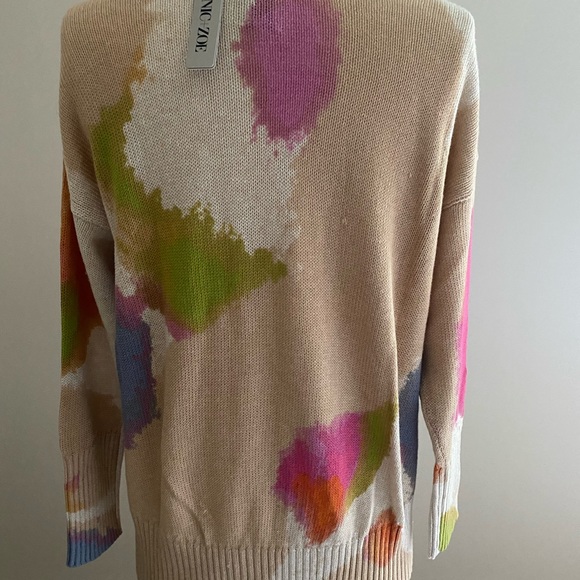 NIC + ZOE Bright Spot Sweater NWT XS - Picture 3 of 7